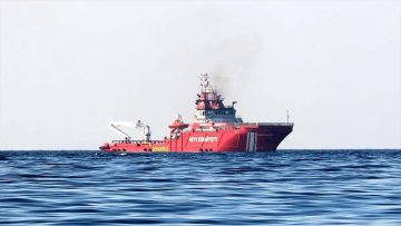 Nene Hatun Acil Müdahale Gemisi, Akdeniz’de Suriye kaynaklı petrol sızıntısına ilişkin temizlik çalışmasına başladı