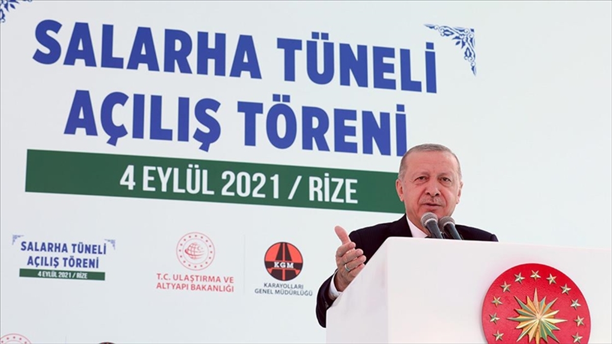 Cumhurbaşkanı Erdoğan: Salarha Tüneli Rize’nin 70 yıllık hayalidir