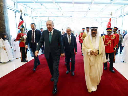 Cumhurbaşkanı Erdoğan Kuveyt’te