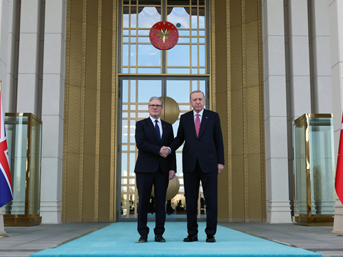 Birleşik Krallık Başbakanı Starmer Cumhurbaşkanlığı Külliyesinde