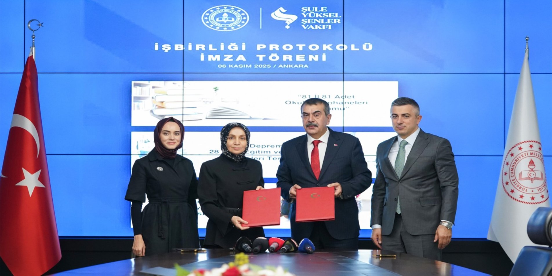 MEB İle Şule Yüksel Şenler Vakfı Arasında İş Birliği Protokolü