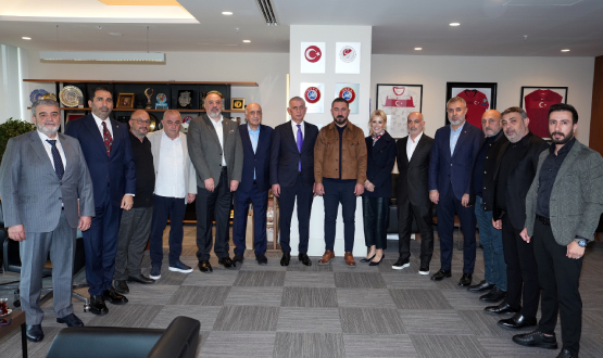 3.Lig Kulüpler Birliği ve Zeyyat Kafkas’tan Başkan Hacıosmanoğlu’na Ziyaret