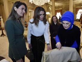 Emine Erdoğan, Ürdün Kraliçesi Rania ile bir araya geldi