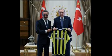 Cumhurbaşkanı Erdoğan, ABD-Türkiye İş Konseyi Başkanı Ulukaya’yı kabul etti