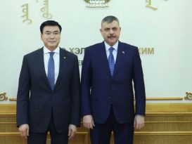 İçişleri Bakanı Mustafa Çiftçi, Moğolistan İçişleri ve Adalet Bakanı Sainbuyan Amarsaikhan ile Görüştü