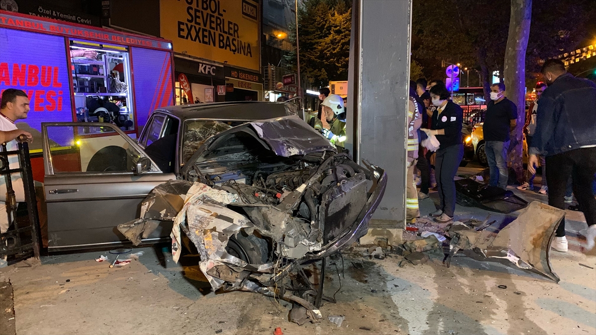 İstanbul’da trafik kazasında bir kişi ağır yaralandı