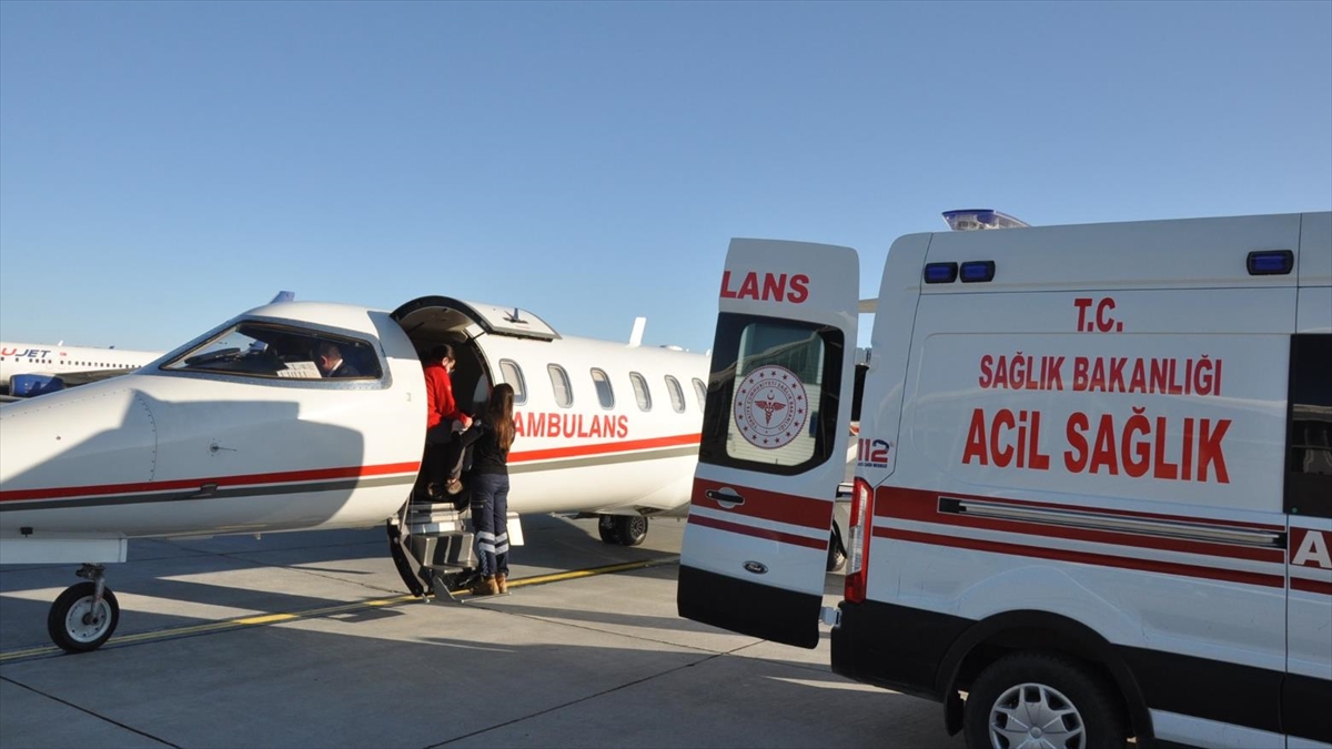 Uçak ambulanslar son 11 yılda 81 ülkeden 1081 hastayı Türkiye’ye getirdi
