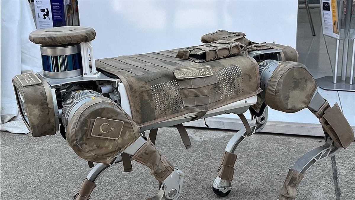 Robot köpek Keçi dağlarda Mehmetçik’e siper oluyor