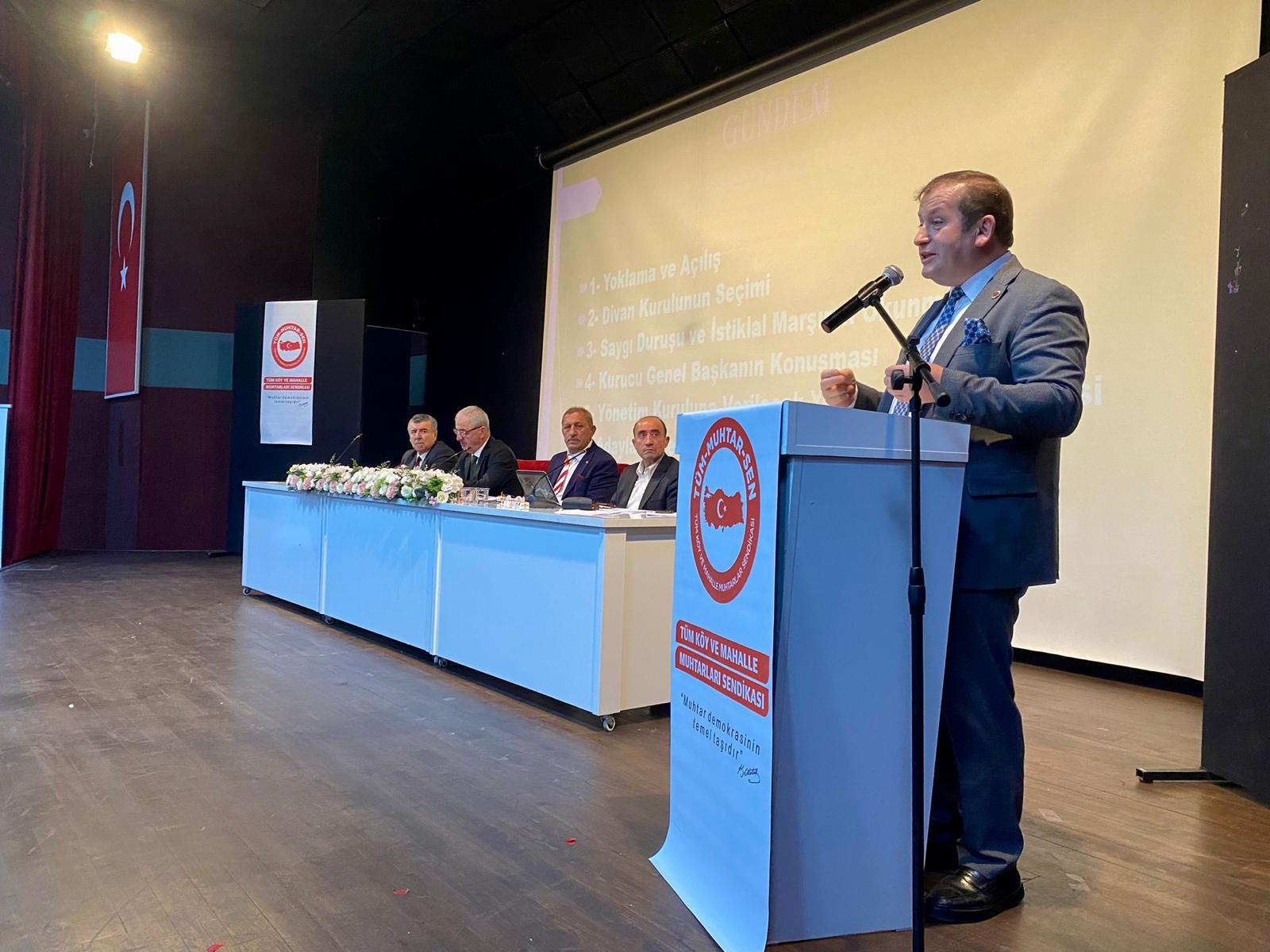 Başkan AYKUT Yönetiminde Kurulan Tüm Köy ve Mahalle Muhtarları Sendikası Hayırlı Olsun