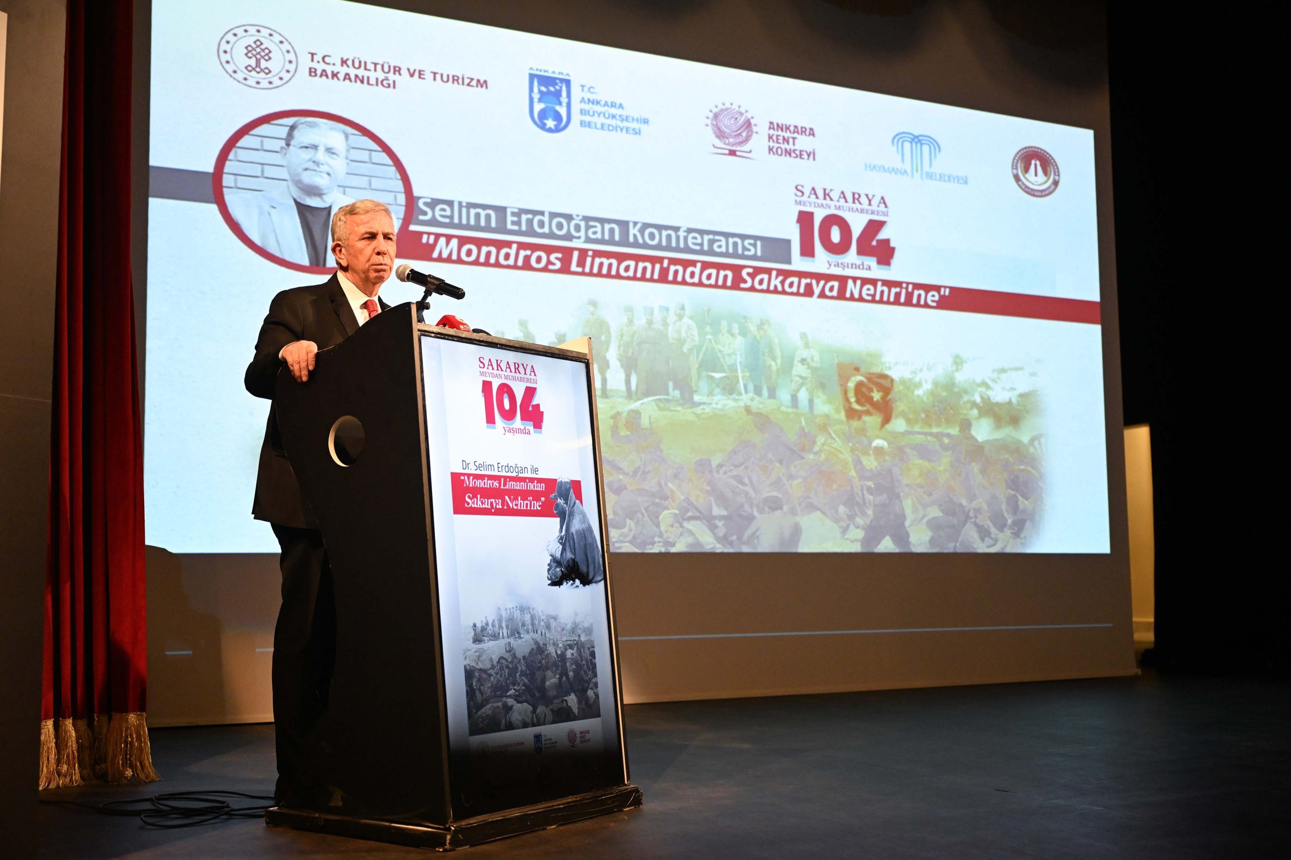 Mansur Yavaş “Mondros Limanı’ndan Sakarya Nehri’ne” Konferansına Katıldı