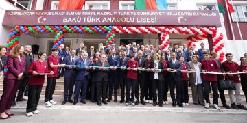 Bakan Tekin, Bakü Türk Anadolu Lisesi Açılış Töreni’ne Katıldı