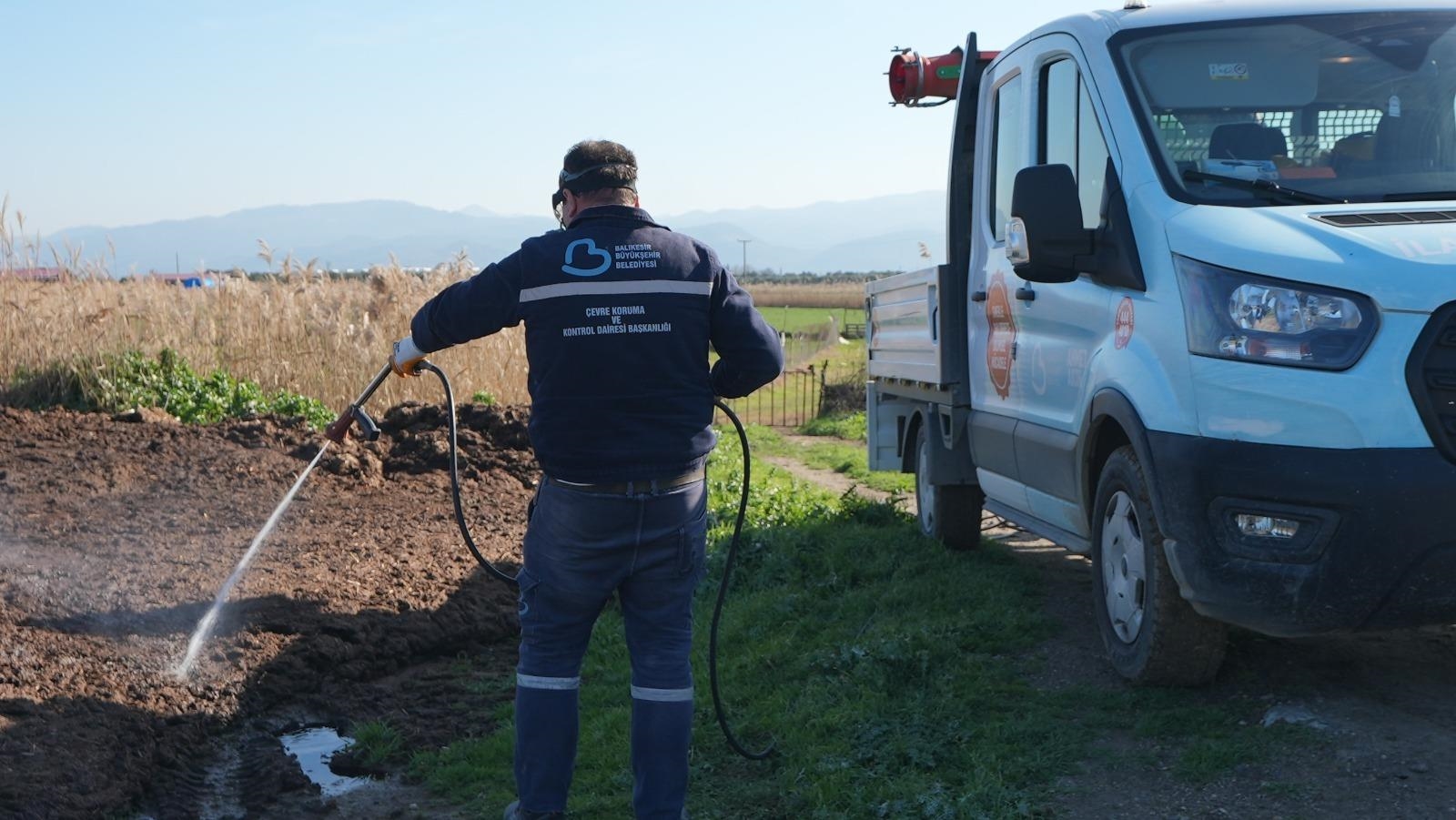 Büyükşehir Haşerelere Karşı Kışlak Mücadelesini Sürdürüyor