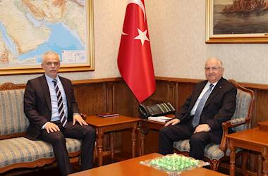 Bakan Yaşar Güler, KKTC Ankara Büyükelçisi İsmet Korukoğlu’nu Kabul Etti